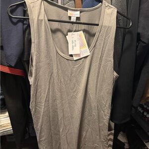 LuLaRoe Gray Sleeveless Top